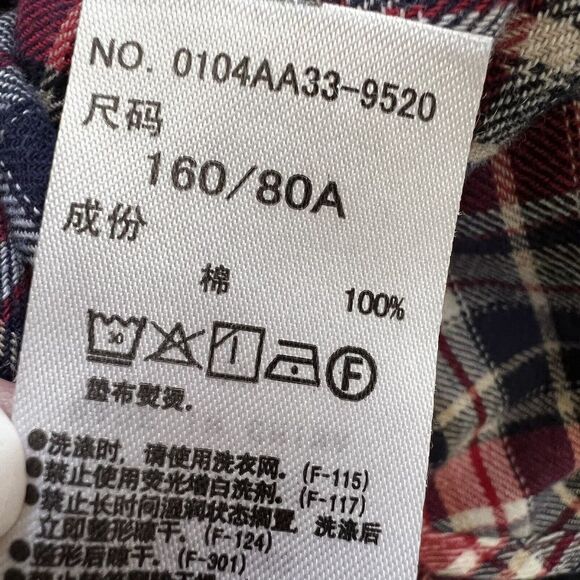 Moussy Plaid Vintage Button Down Top Size Free (One Size) Red Blue White - Picture 8 of 9